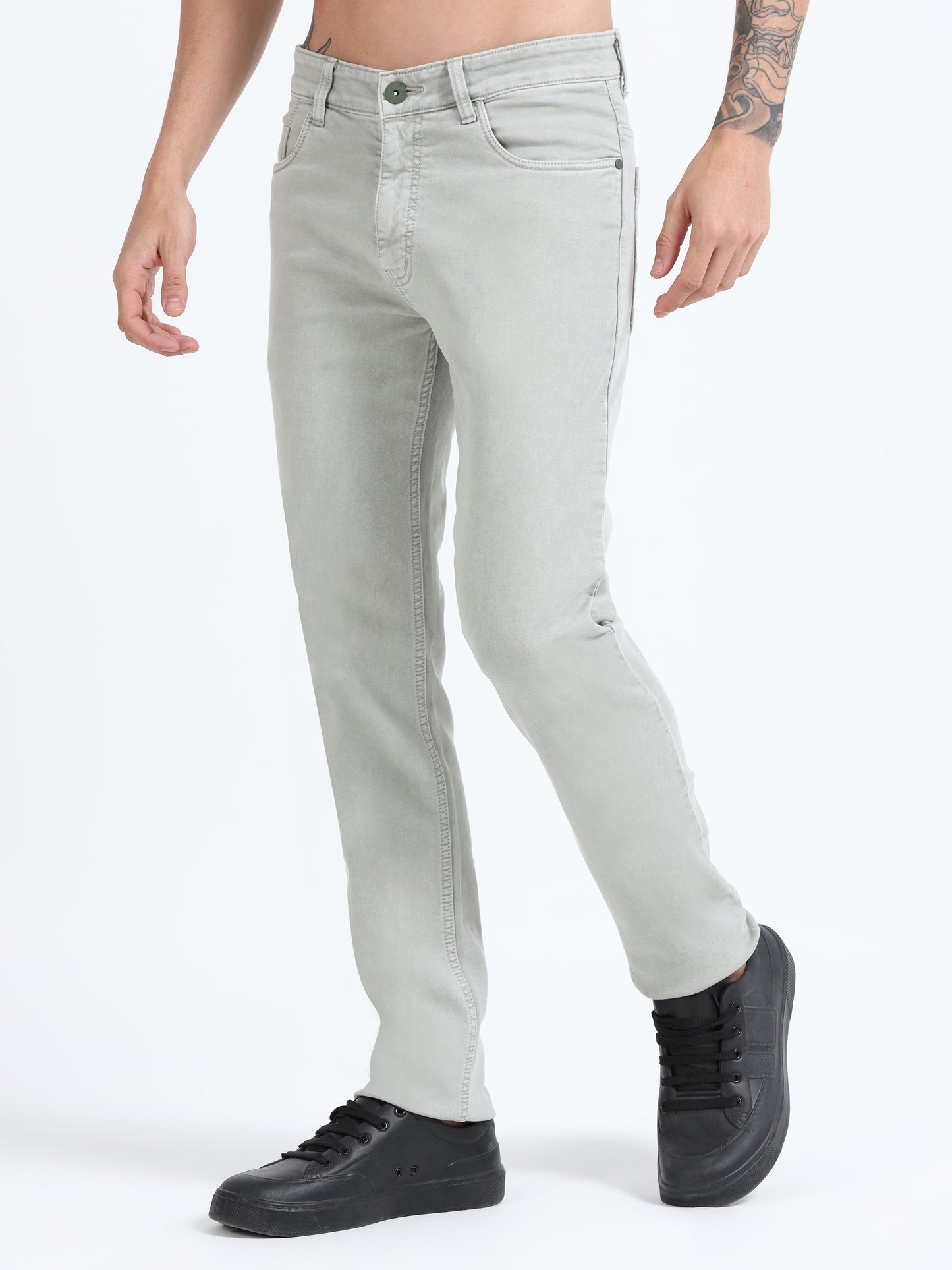 Frost Grey Comfort Fit Jeans