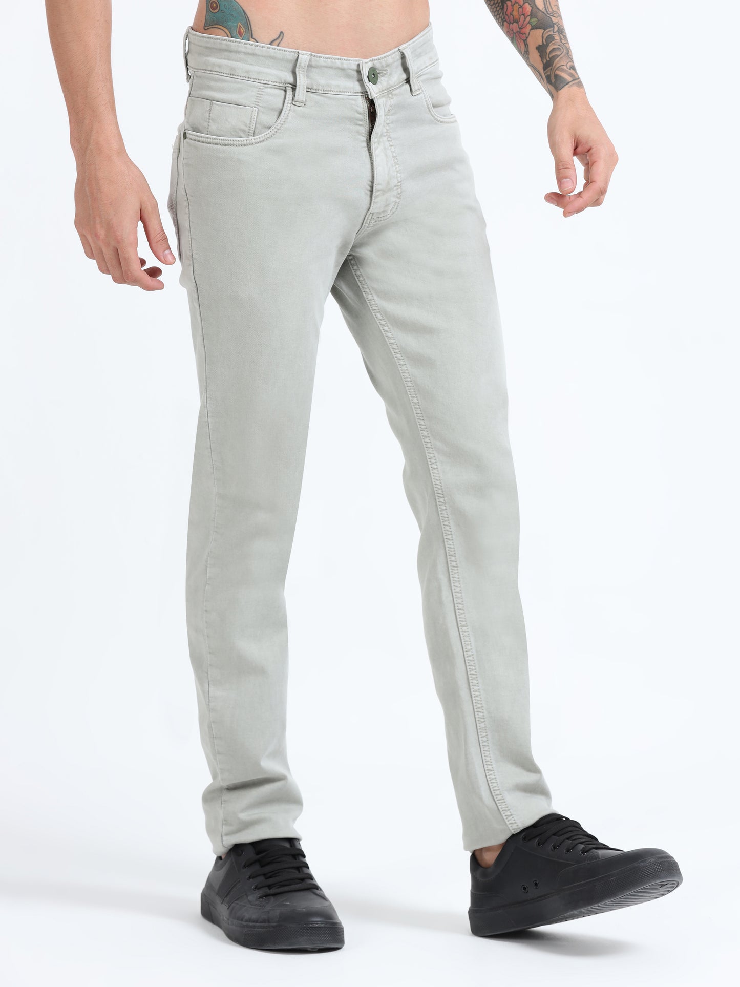 Frost Grey Comfort Fit Jeans