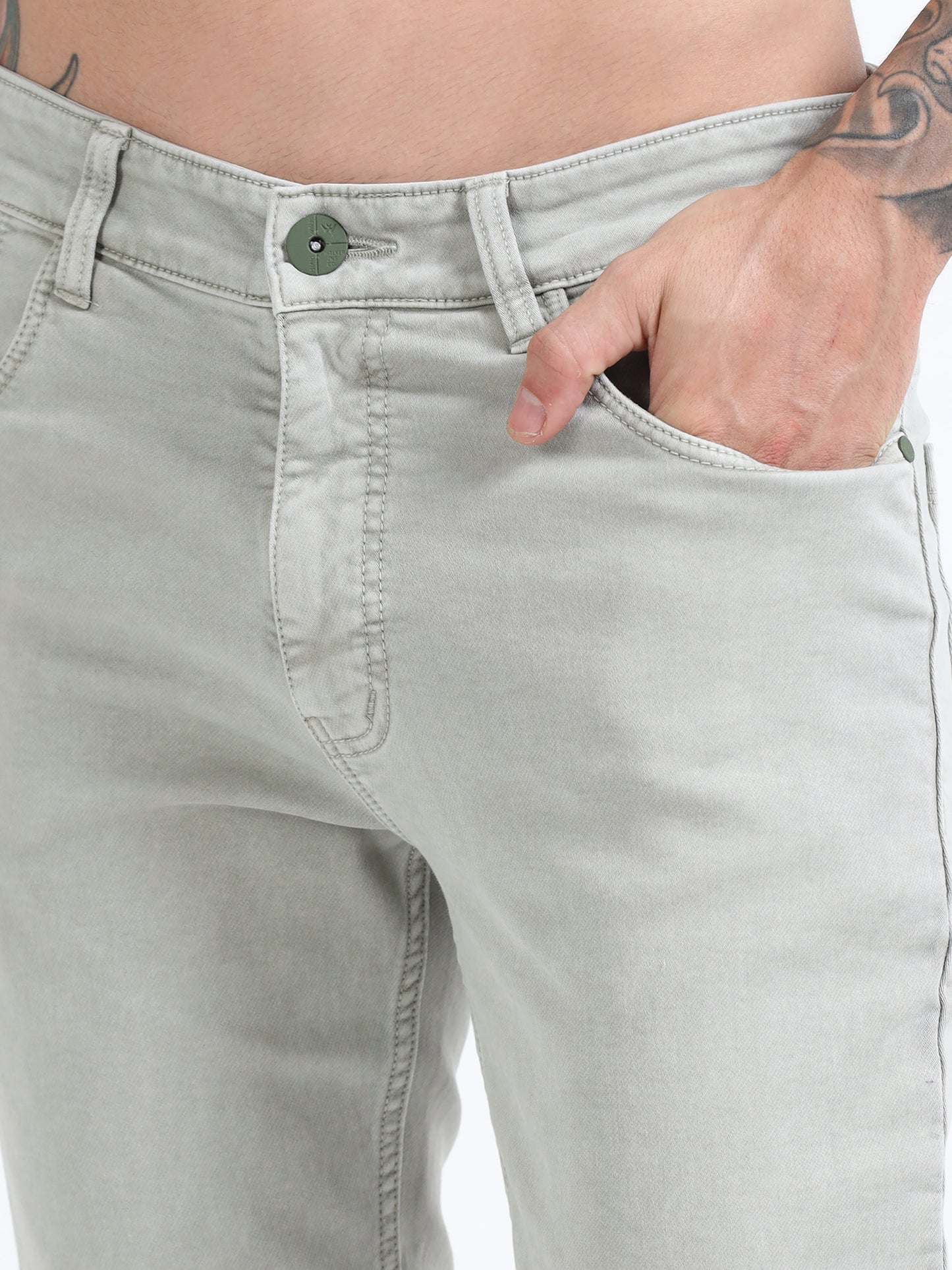 Frost Grey Comfort Fit Jeans