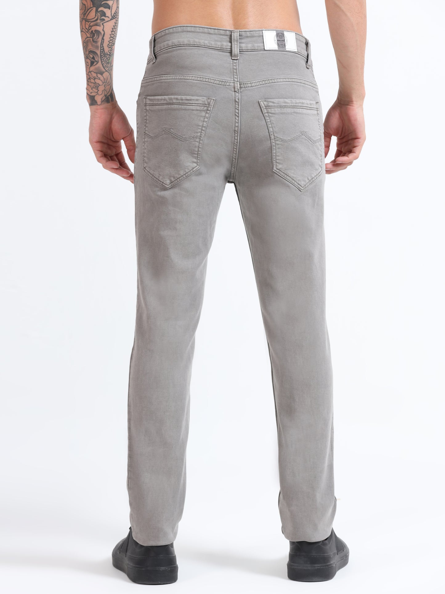 Stone Grey Comfort Fit Jeans