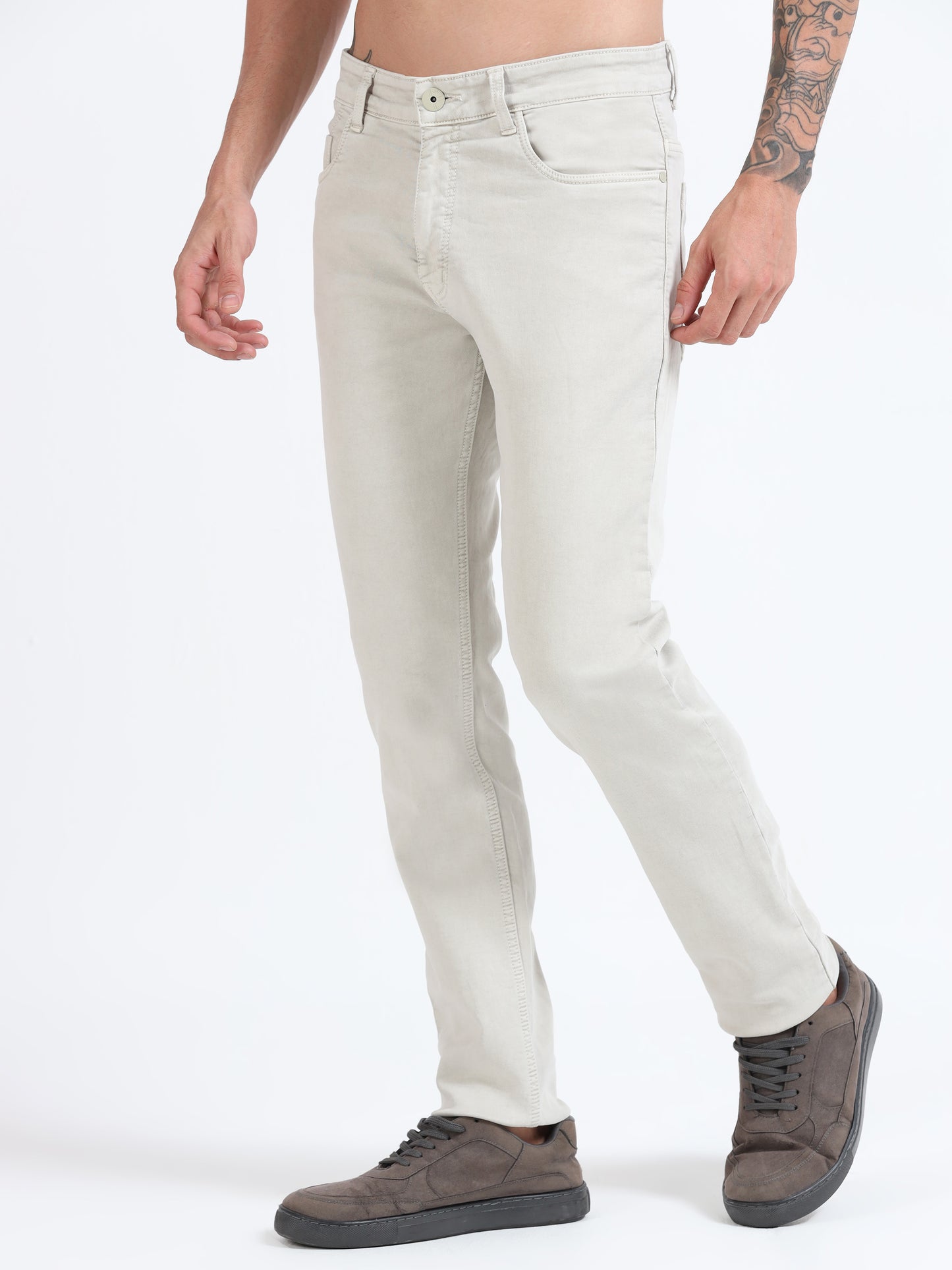 Stone beige Comfort Fit Jeans