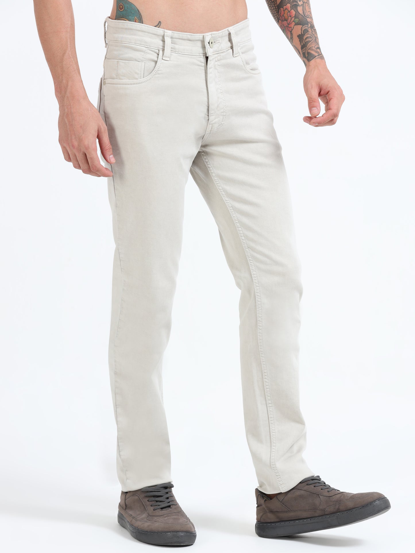 Stone beige Comfort Fit Jeans