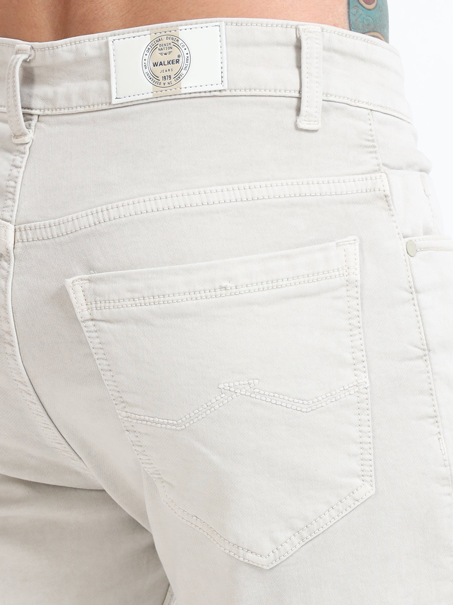 Stone beige Comfort Fit Jeans