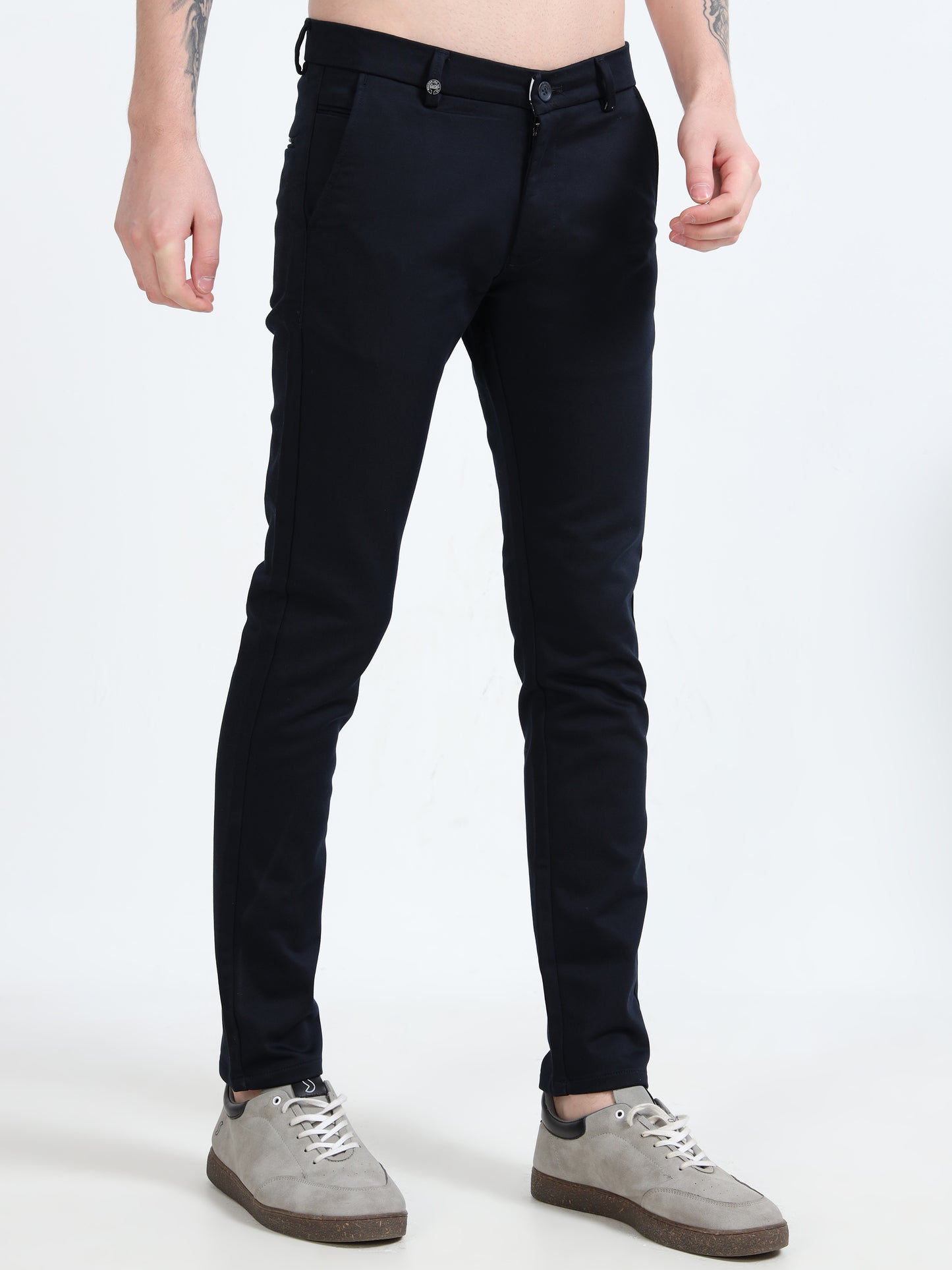 Low Rise Black Trouser