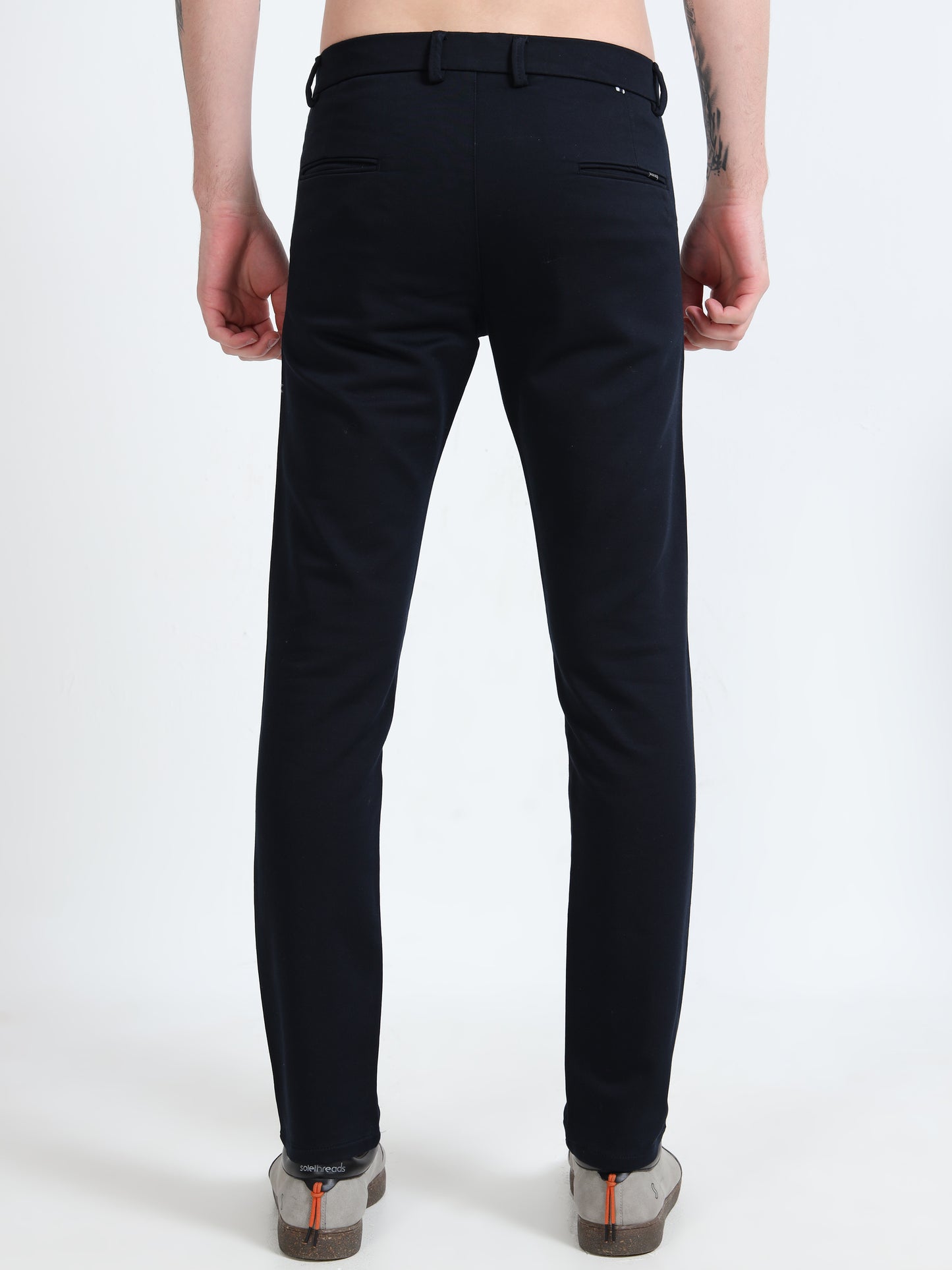 Low Rise Black Trouser
