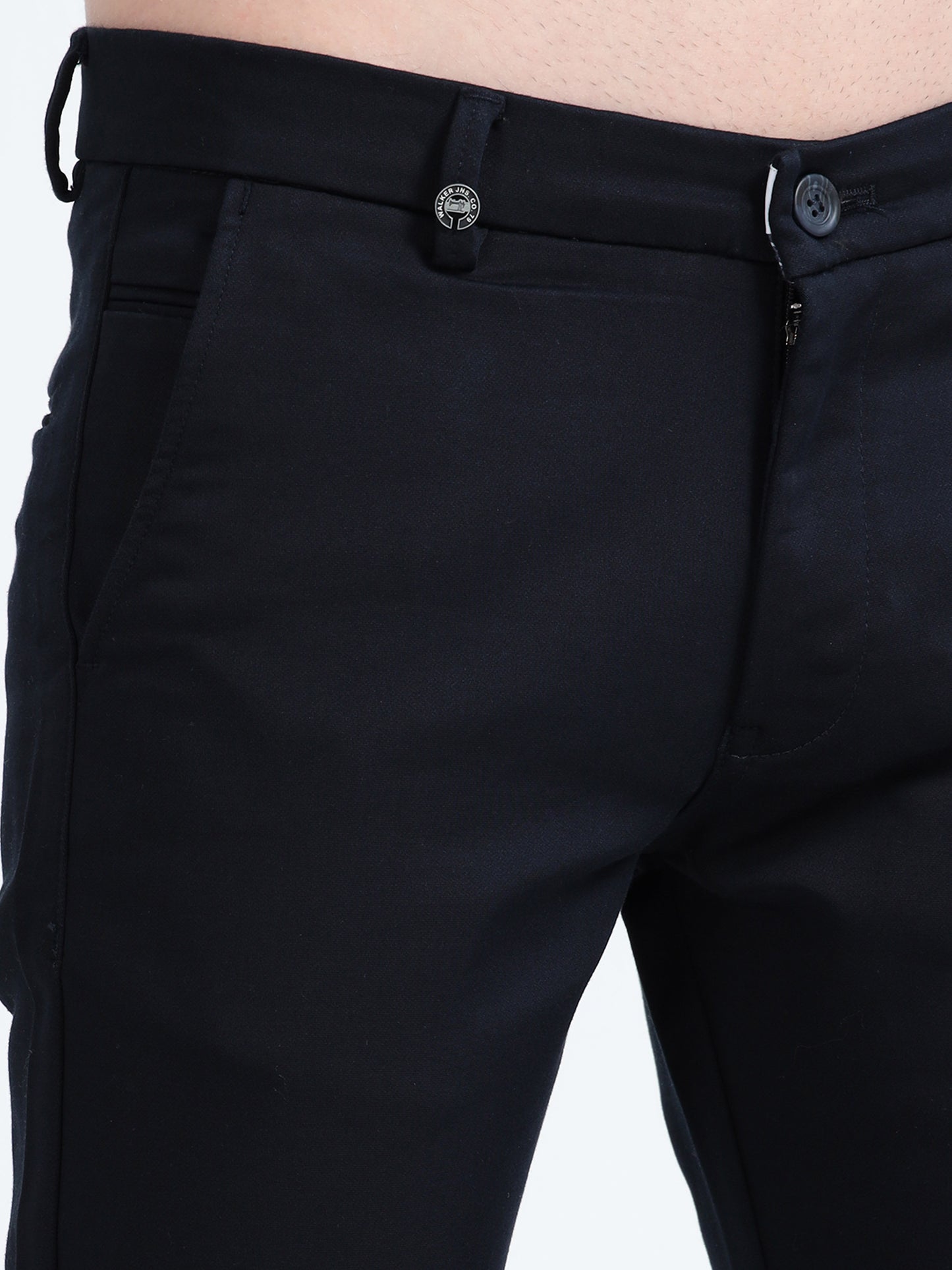 Low Rise Black Trouser