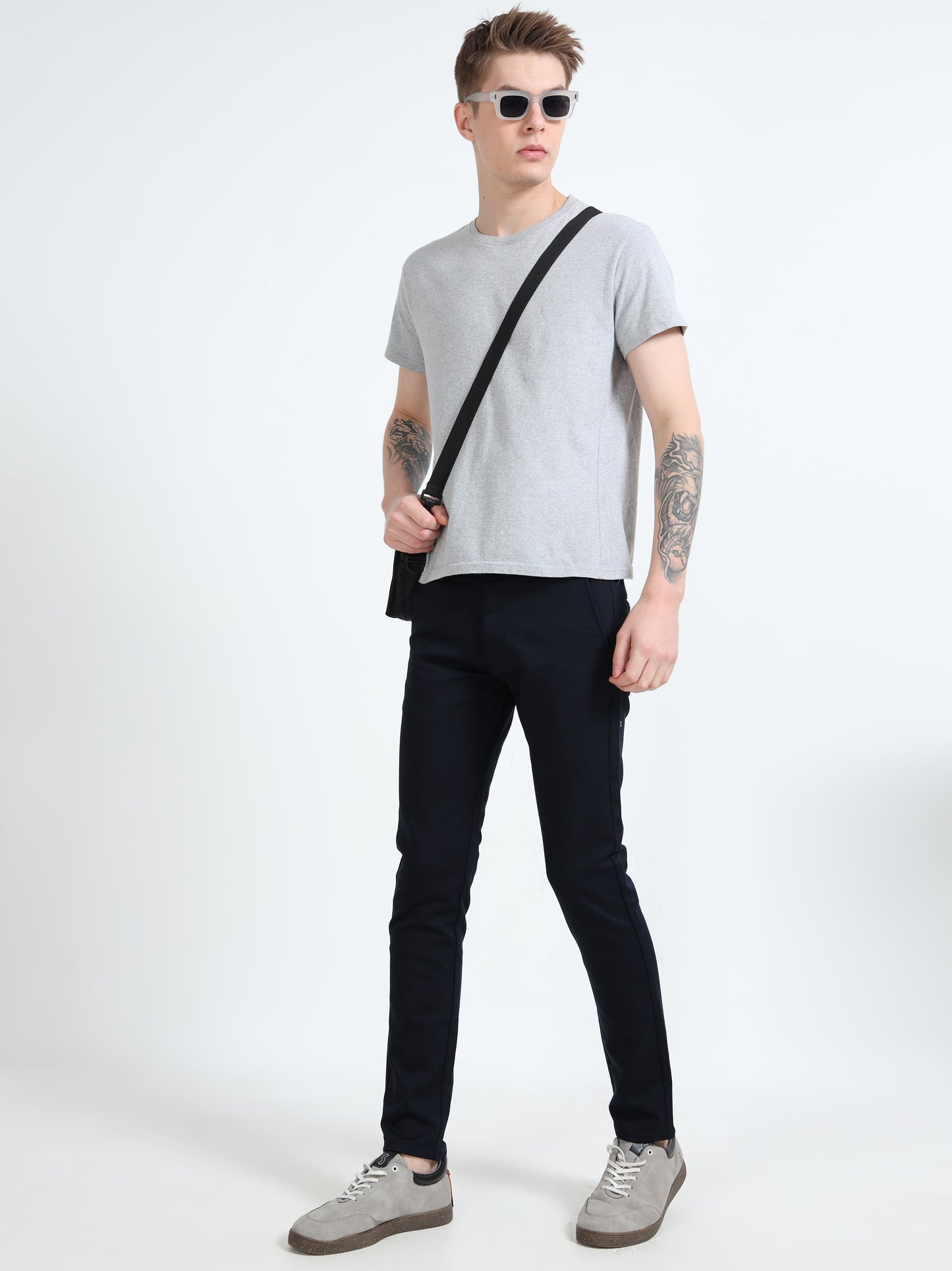 Low Rise Black Trouser