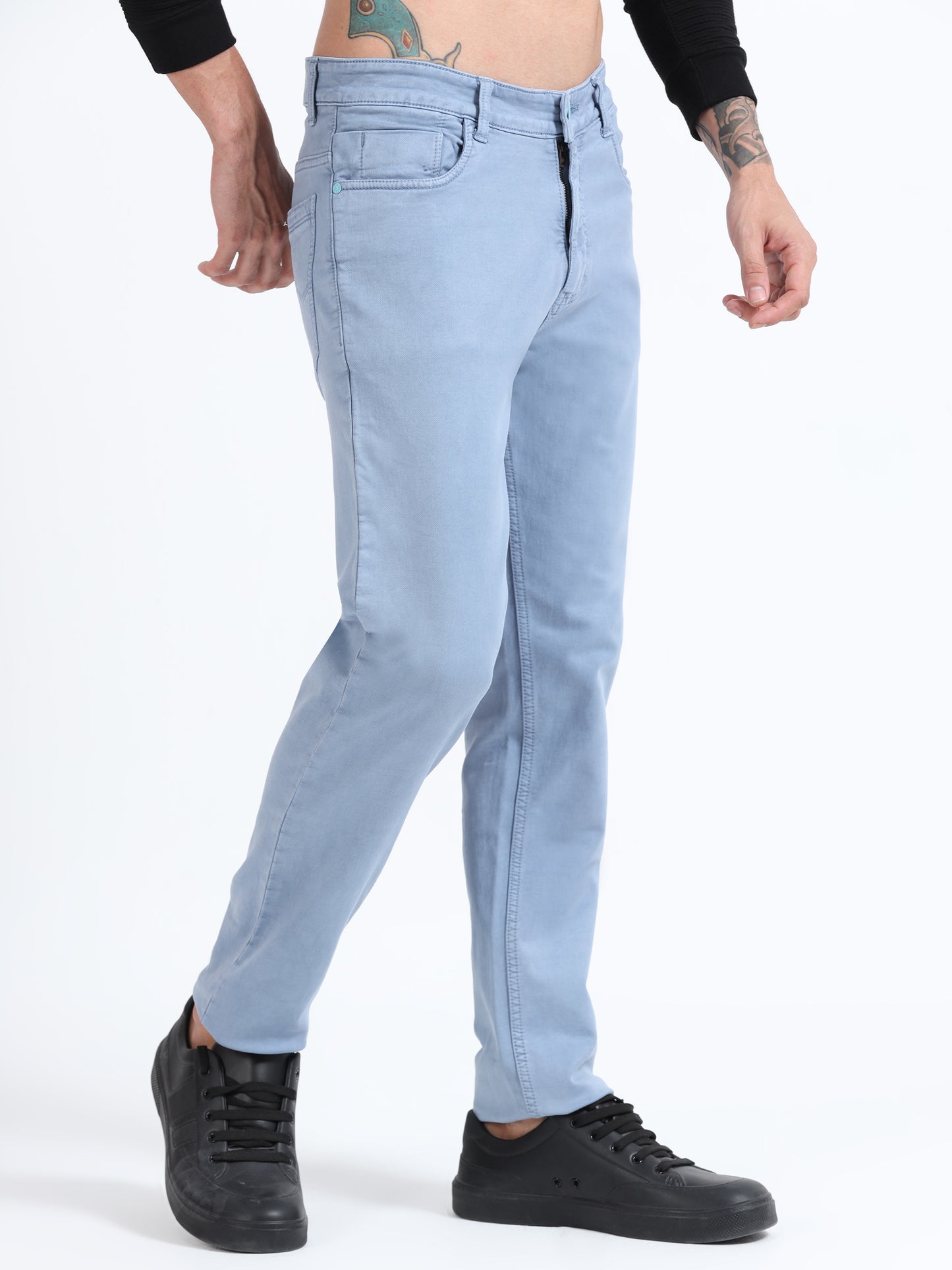 Ice Blue Comfort Fit Jeans