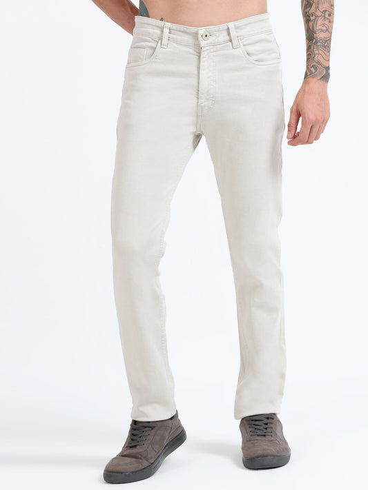 Stone beige Comfort Fit Jeans