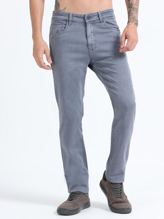 Steel Blue Comfort Fit Jeans