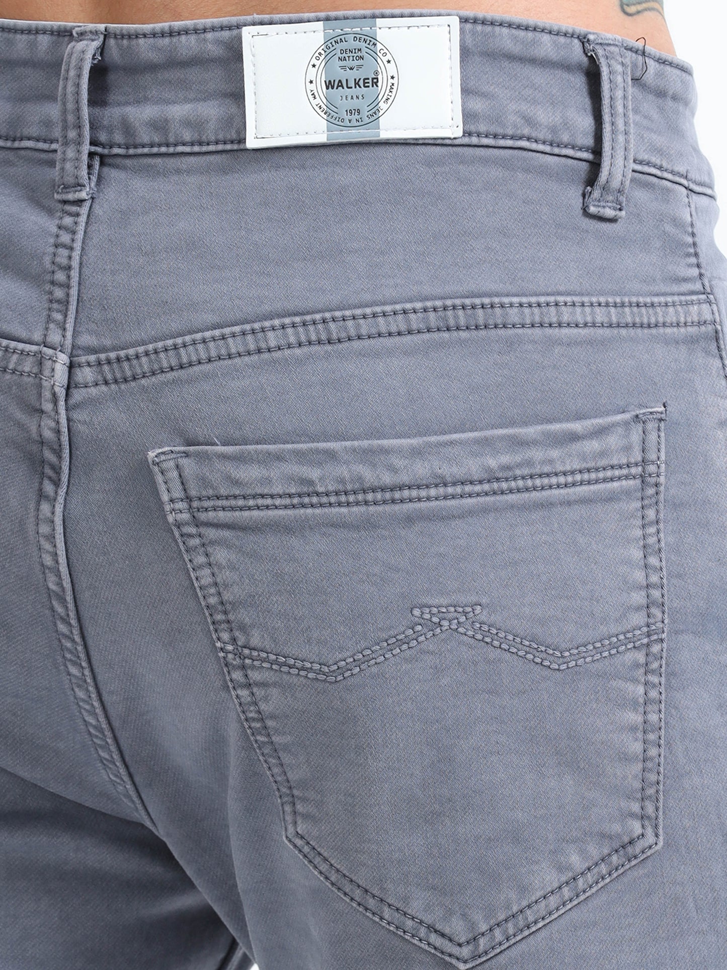 Steel Blue Comfort Fit Jeans