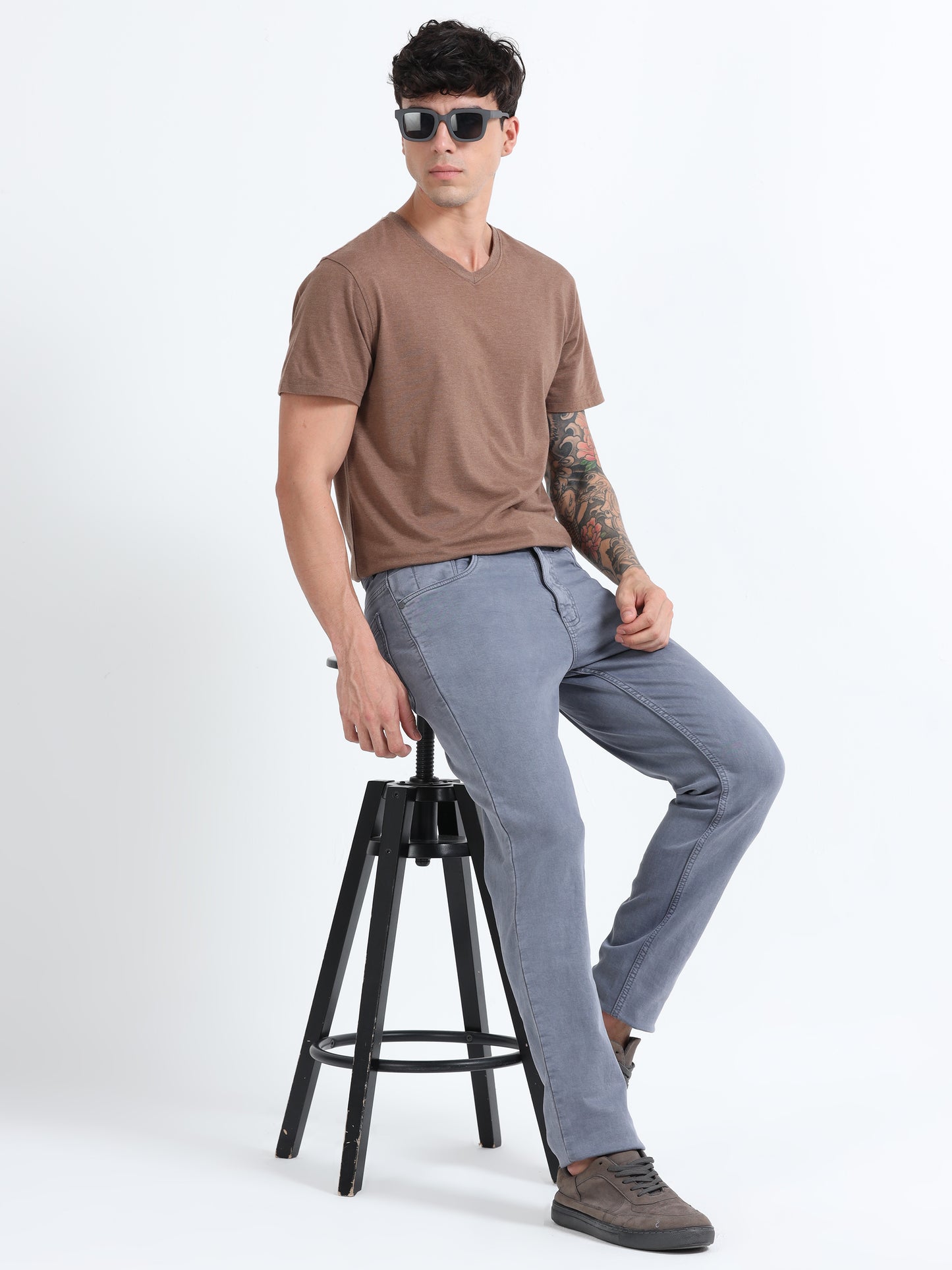 Steel Blue Comfort Fit Jeans