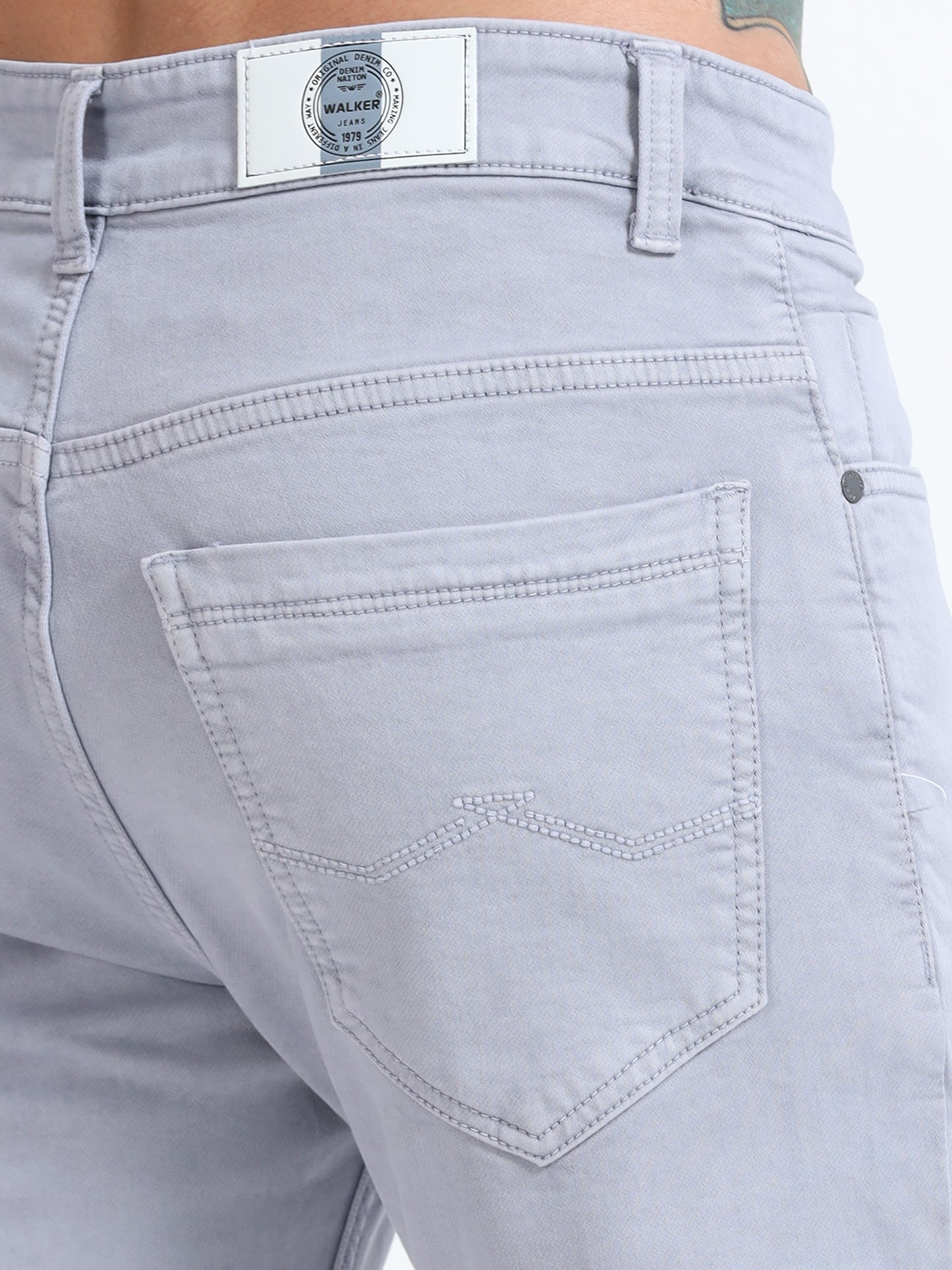 Light Grey Comfort Fit Jeans