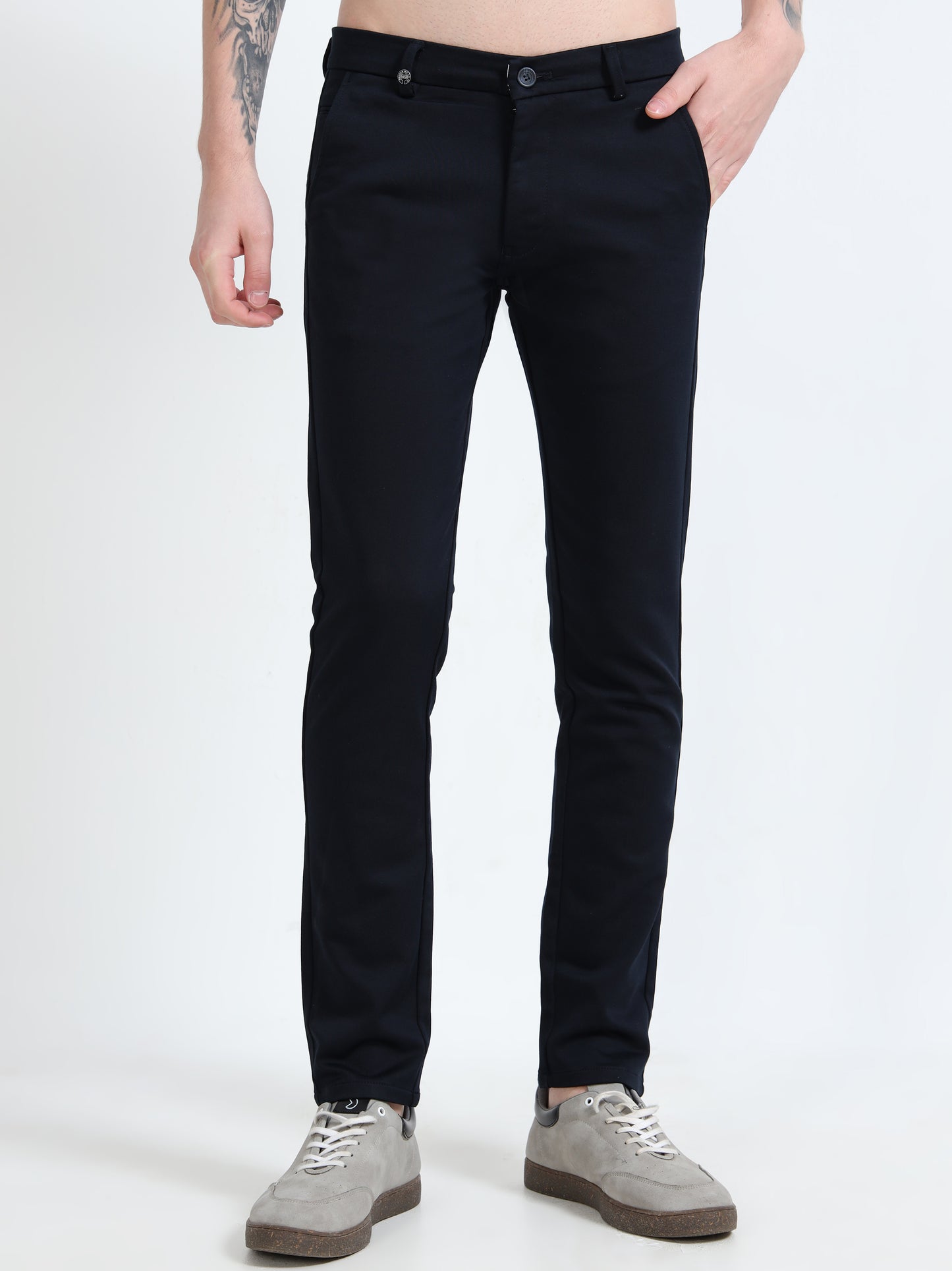 Low Rise Black Trouser
