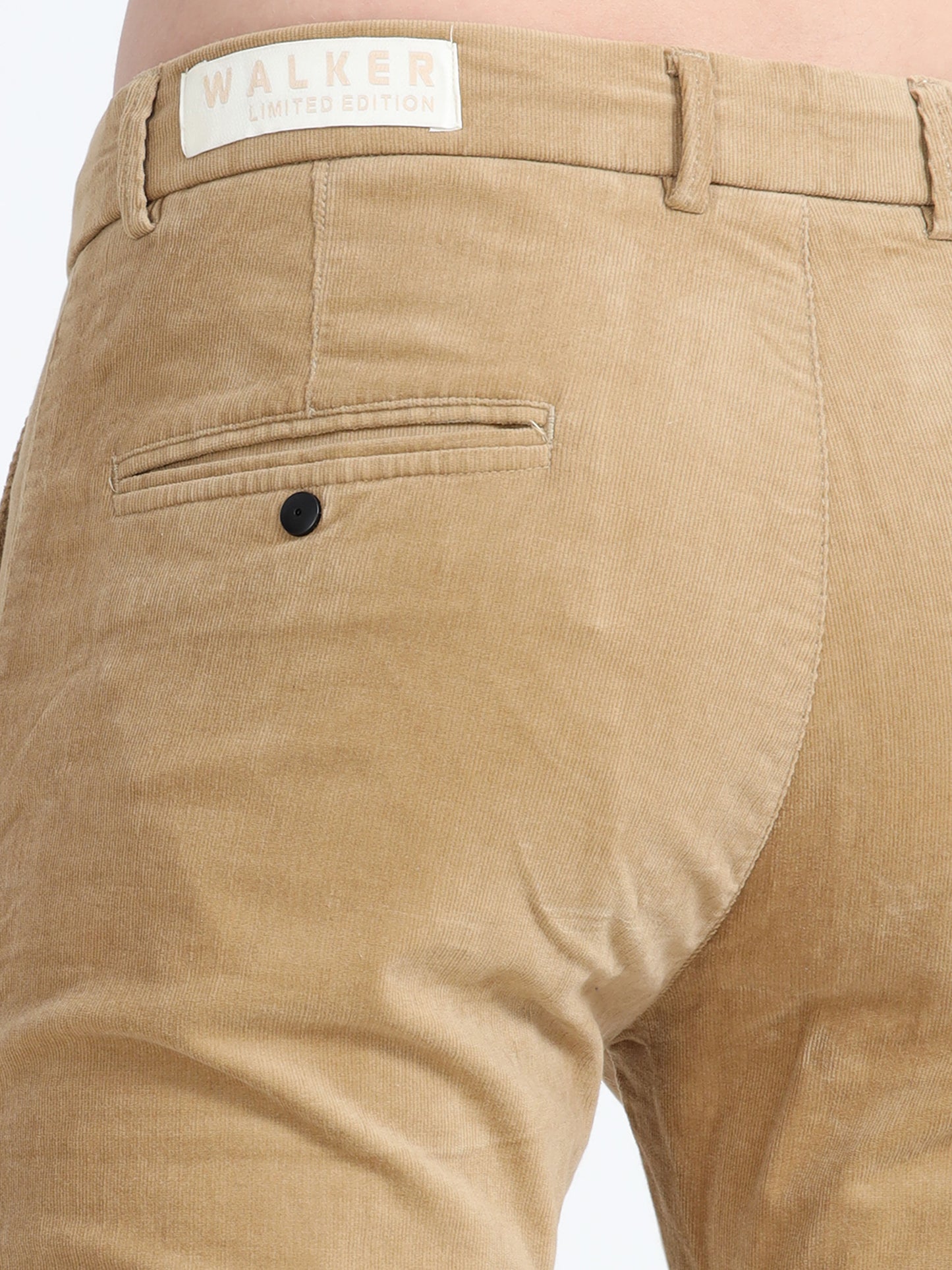 Men Gold Printed Ankle Fit Casual Trousers