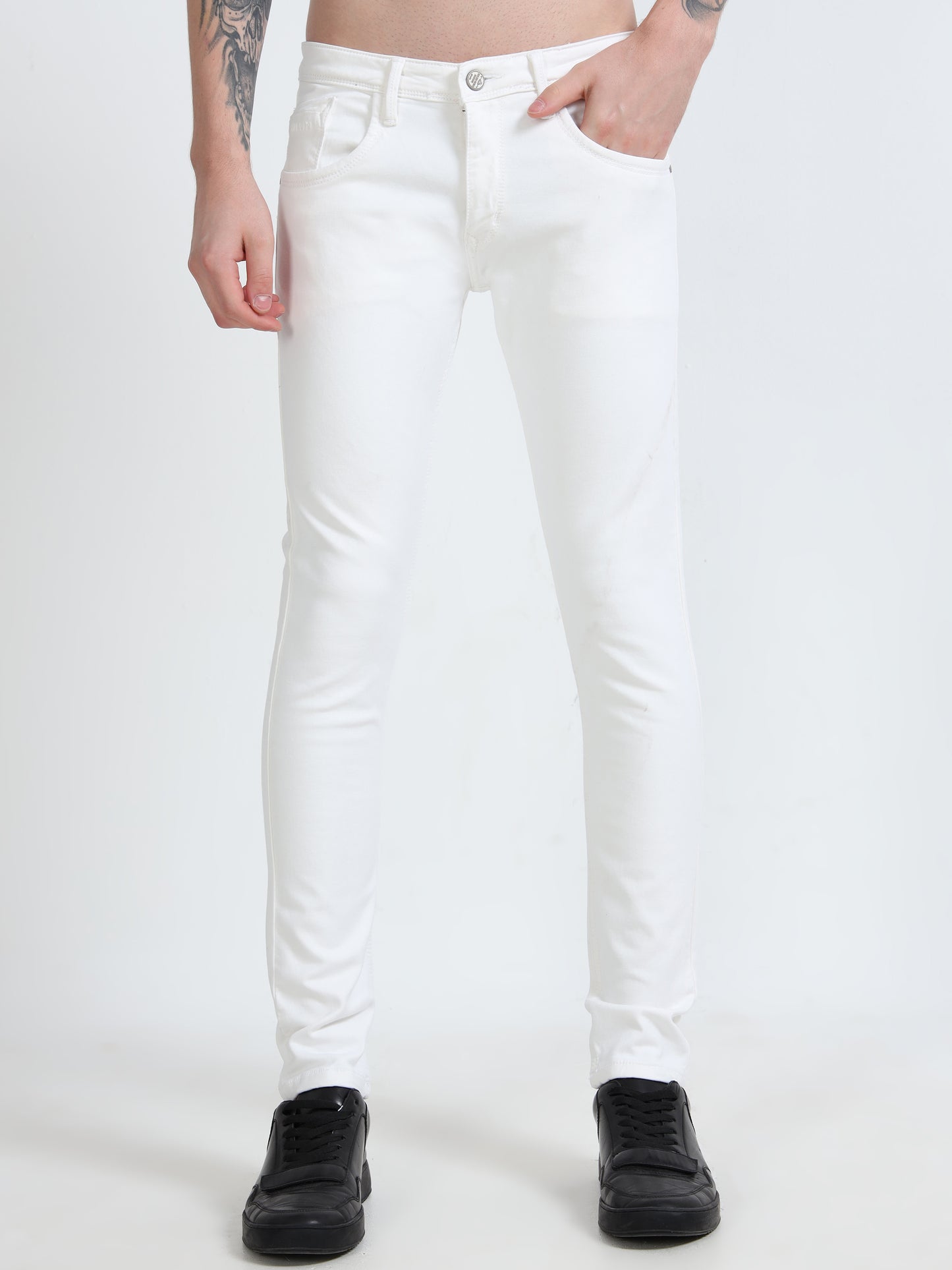 Frost White Ankle Fit Denim