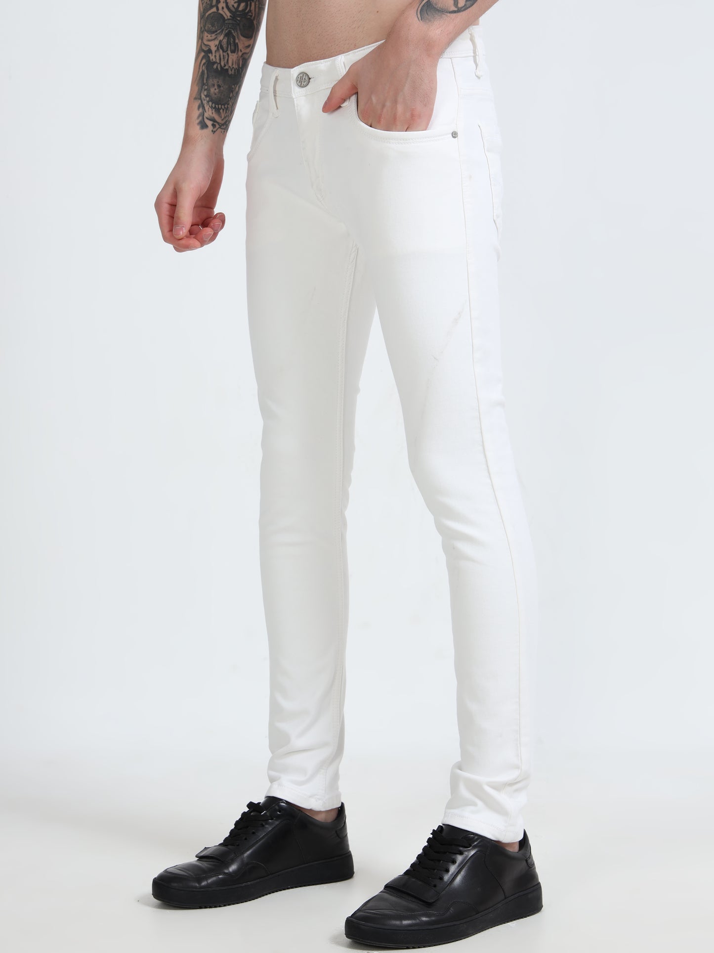 Frost White Ankle Fit Denim