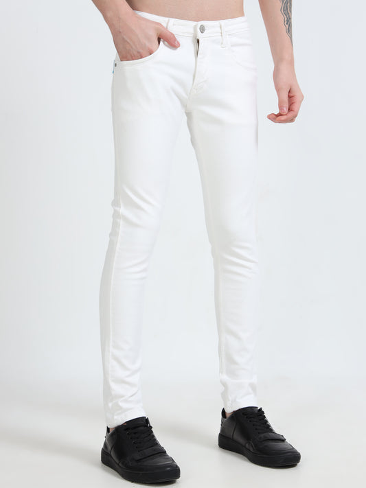 Frost White Ankle Fit Denim