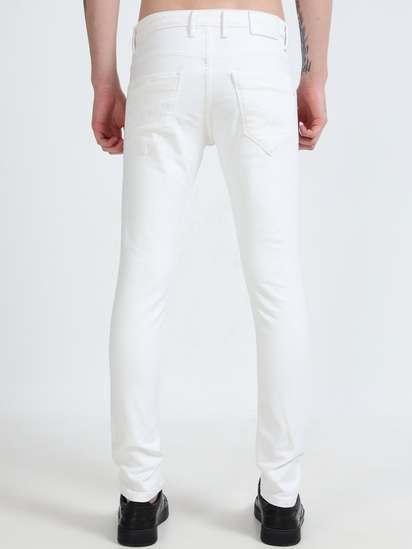 Frost White Ankle Fit Denim
