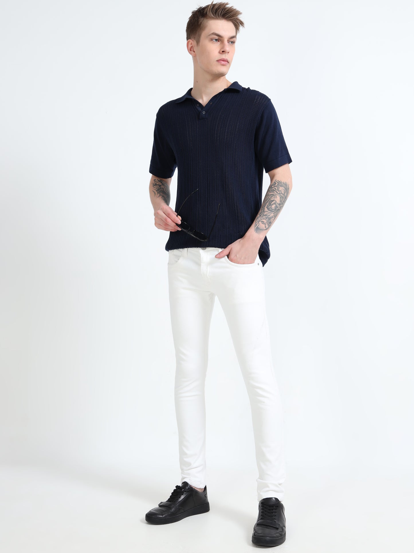 Frost White Ankle Fit Denim