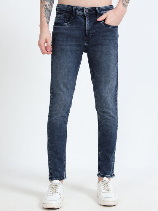 Blue washed Ankle Fit Denim