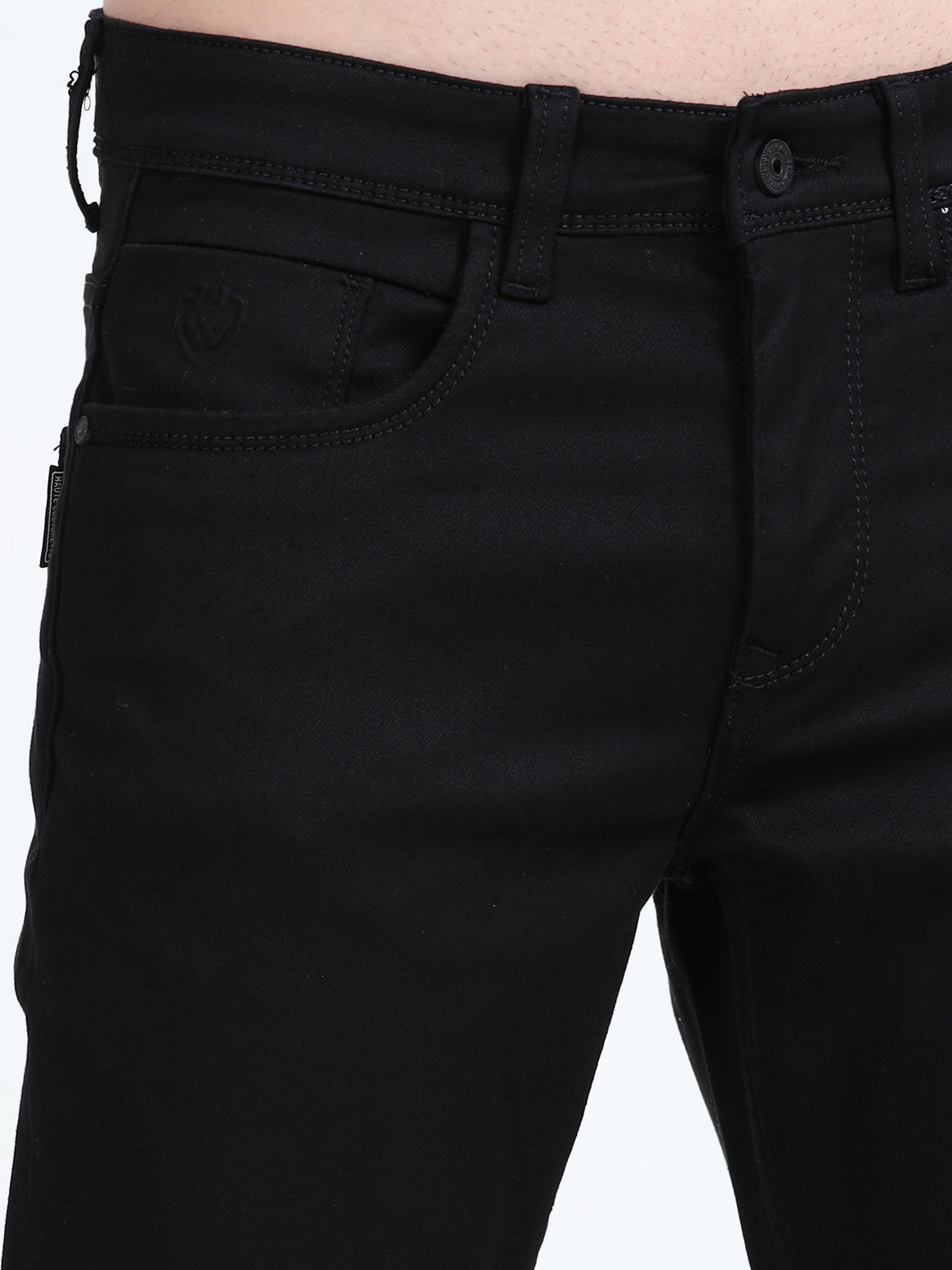 Black Low Rise Super Ankle Fit Jeans
